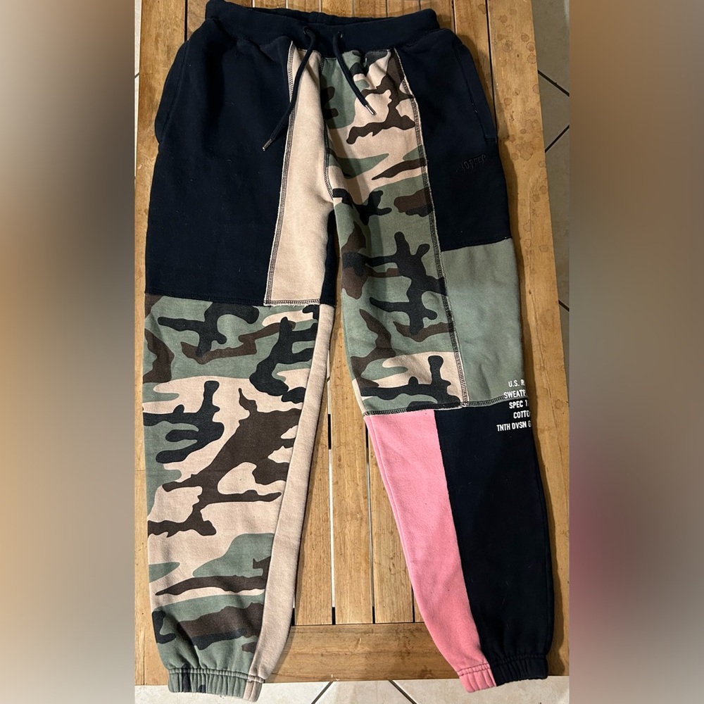 10 Deep Mixed Media Camo Sweatpant Joggers